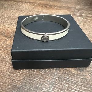 Cream Coach Bangle Bracelet